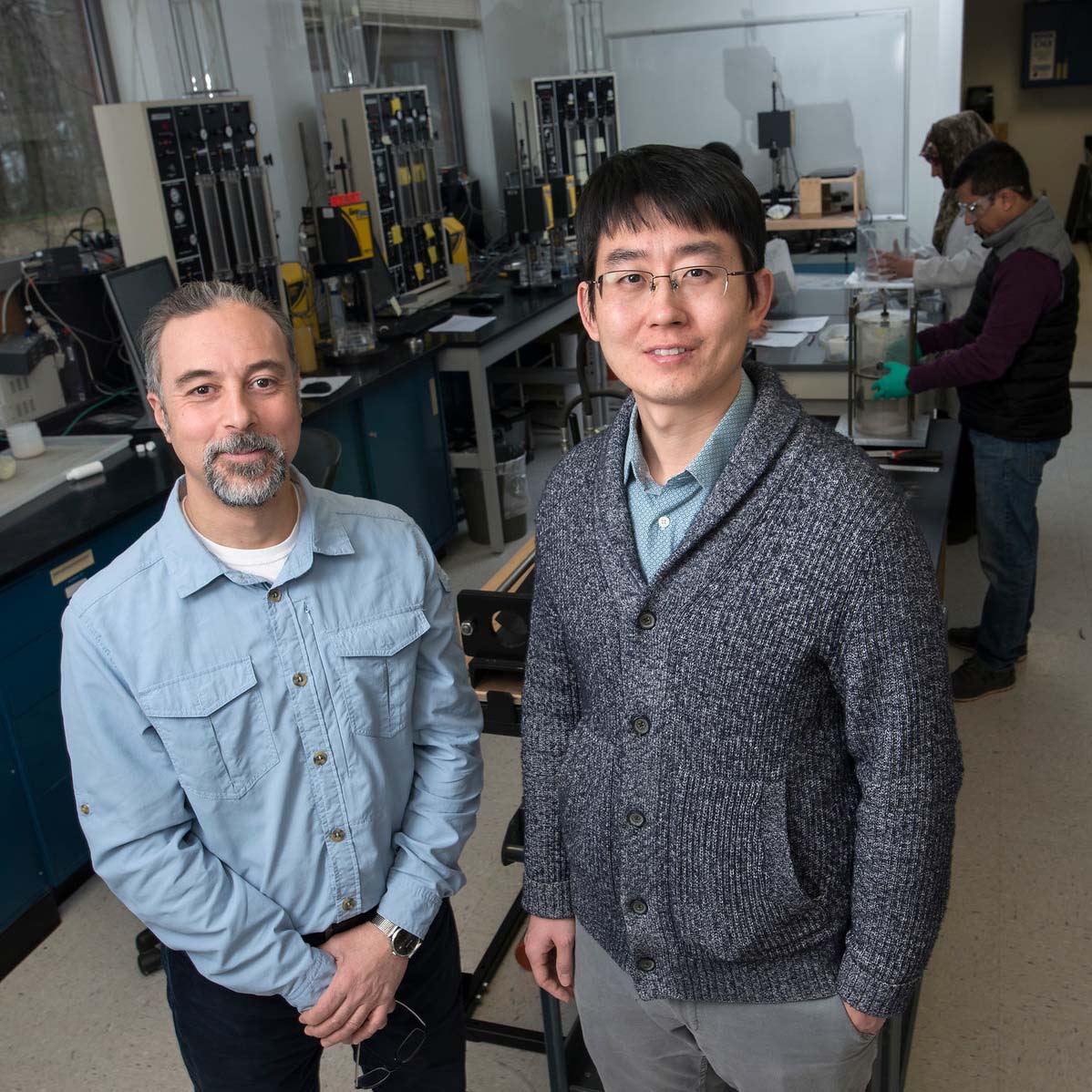 Co-directors of the SGI Research Group Burak Tanyu and Kuo Tian