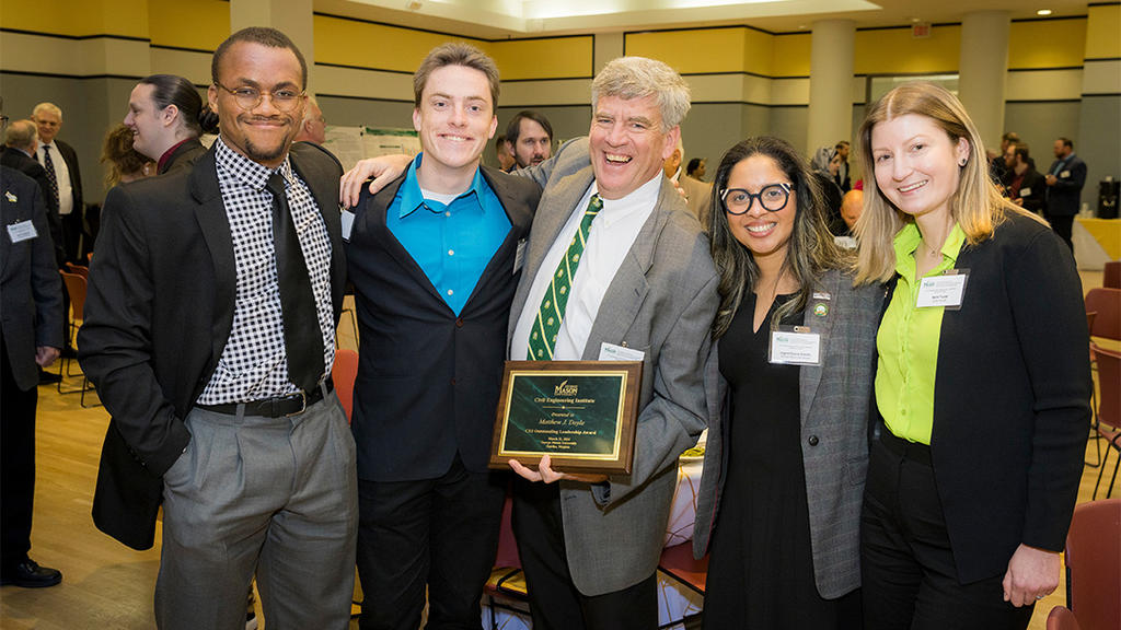 Student receives award