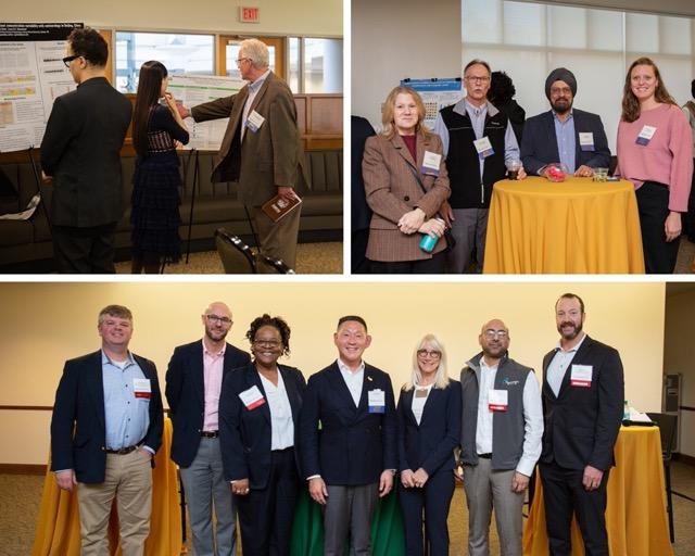 Faculty and advisory board members come together for the CEI panel discussion